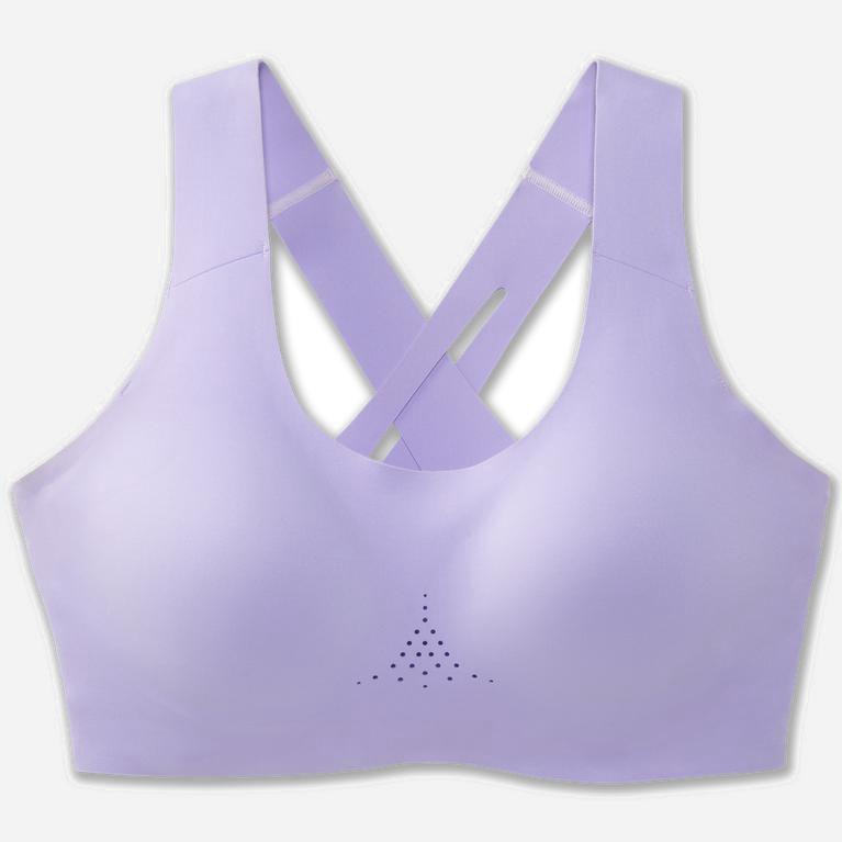 Brooks Women's Dare Crossback 2.0 Sports Running Bra Singapore - Lavender Purple/Violet Dash (68741-